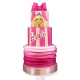 Barbie gift cake, pastel Rosa en forma de regalo de Barbie