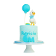 Pastel de Patito Adorable - Lovely Duckling Cake