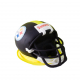 Pastel decorado en forma de casco de los Steelers