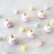 Unicorn cupcakes, pastelillos decorados