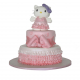 Sweet Kitty, pastel decorado en fondant de Hello Kitty