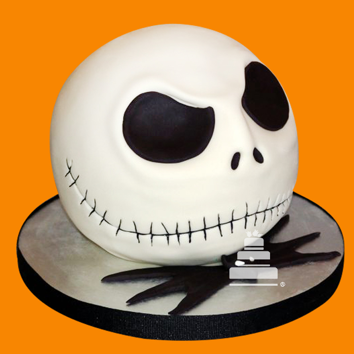 Jack Cake, pastel con la cabeza de halloween