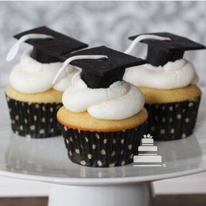 Graduation Cupcakes, cupcakes con birretes