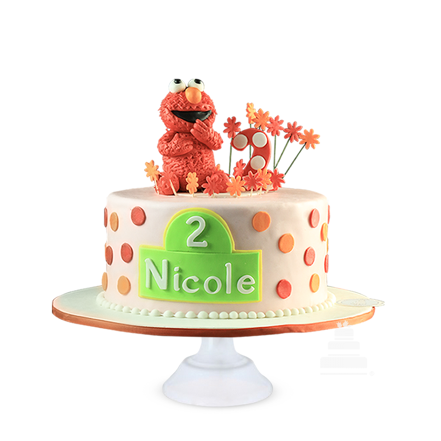 Elmo Cake, pastel decorado infantil de Elmo