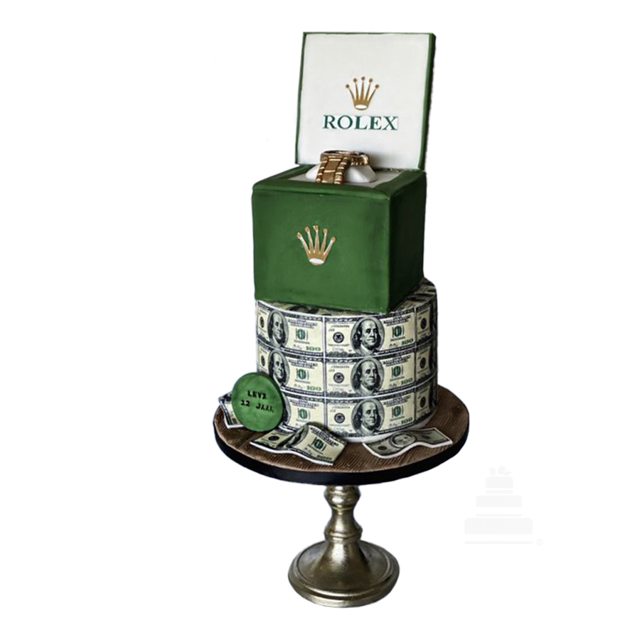 Rolex Cake, pastel de reloj para regalo de hombre buchon