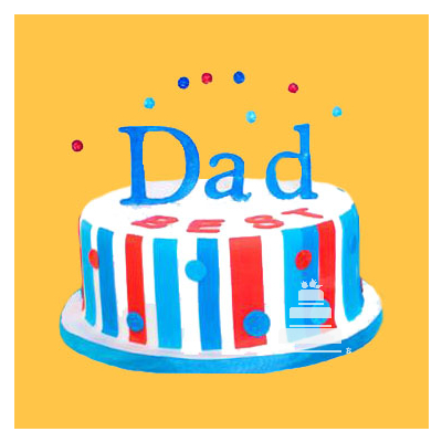Best Dad - Pastel de día del padre -