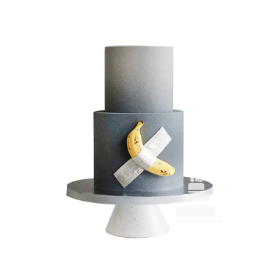 Banana Tape, pastel para cumpleaños con plátano comestible 