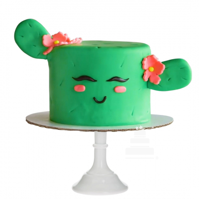 Cactus Cake, pastel para fiestas patrias de un piso 