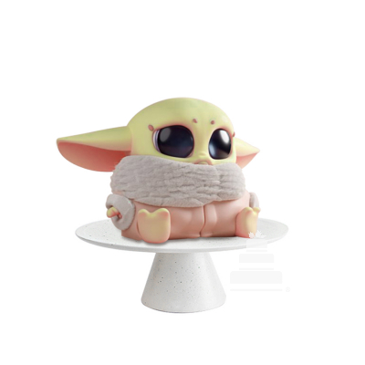 Baby Yoda Cake, pastel decorado de Grogu