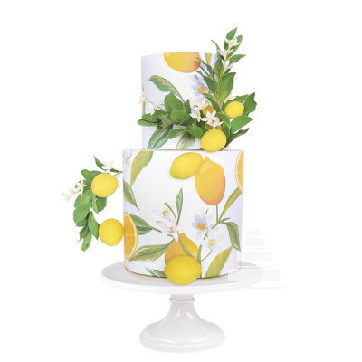 Citrus Cake - Pastel con decoración de citrícos -