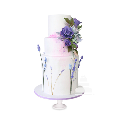 Lavender & Suculents, Pastel con tonos lavanda