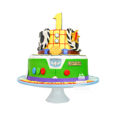 Woody y Buzz Cake, pastel de Woody y Buzz Toy Story