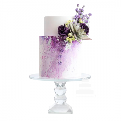 Violet Dream, pastel decorado para xv años petite