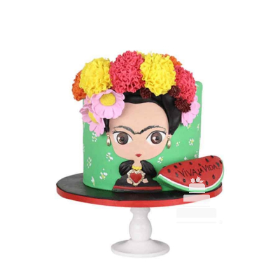 Frida Kahlo, pastel para 15 de septiembre