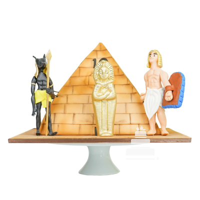 Pastel de Pirámide Egipcia - Egyptian Pyramid Cake