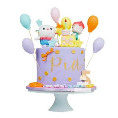Pastel de Globos y Animalitos - Balloons and Animals Cake
