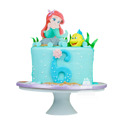 Pastel Sirenita Pequeña - Little Mermaid Cake