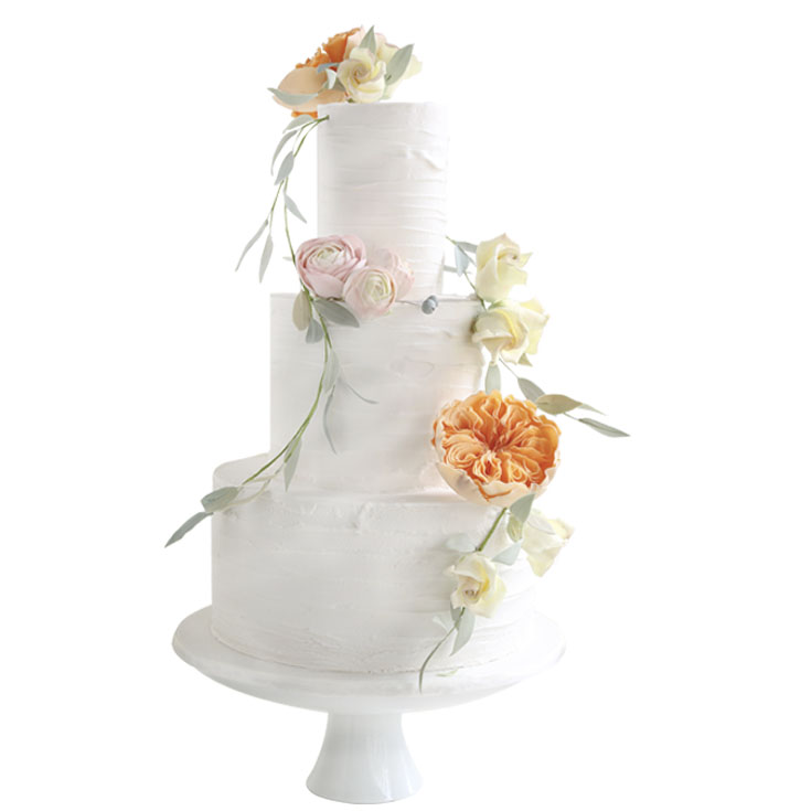 Delicate Bouquet, pastel de bodas sencillo y elegante