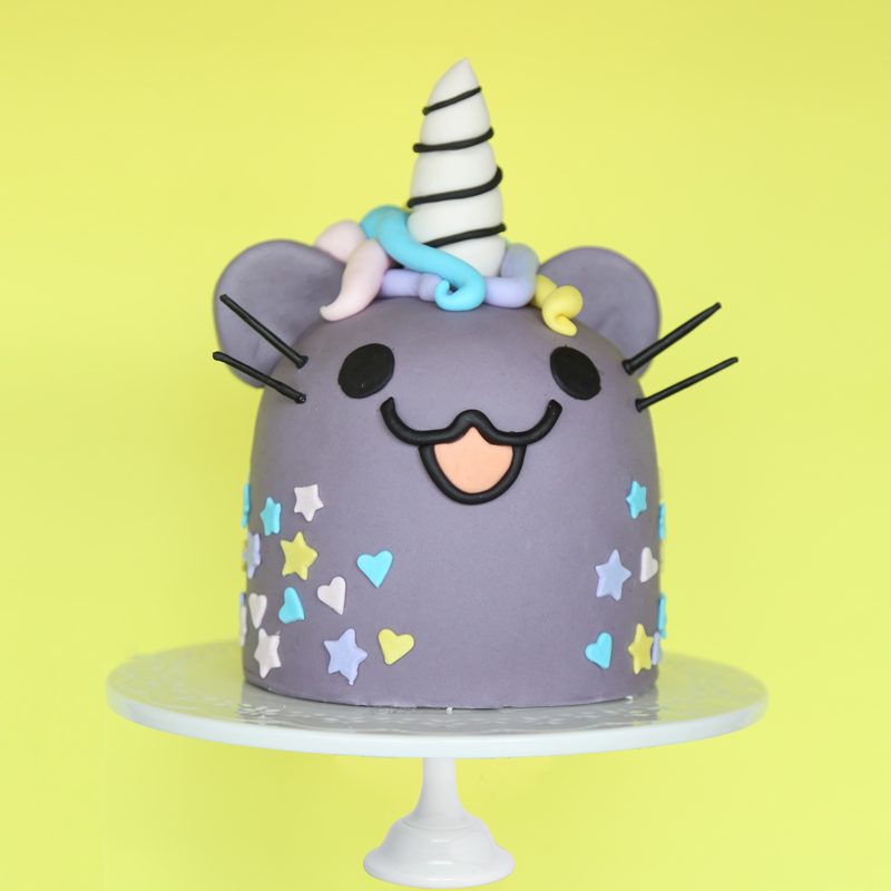 Unicorn Valentine´s Cake, pastel de unicornio