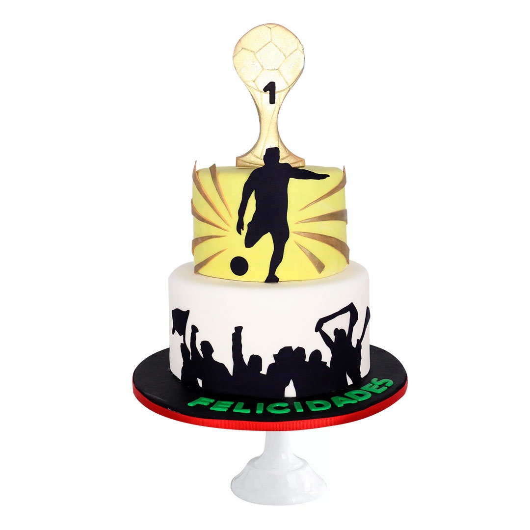 Goal Cake - Pastel con decoración de futbol -