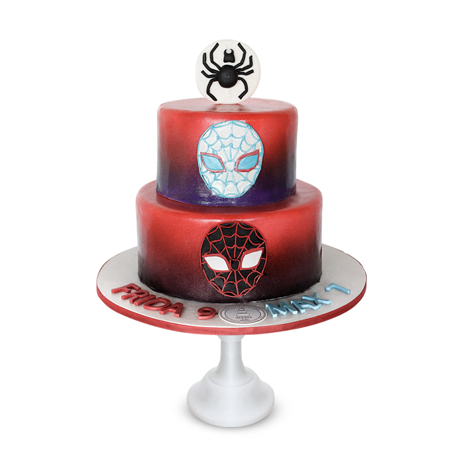 Spider-Man Cake, pastel decorado