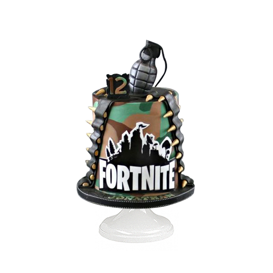 Fortnite Bomb, pastel decorado de fornite pequeño
