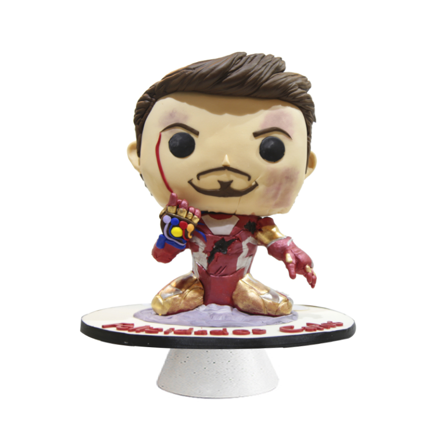 Ironman 3D, Pastel en forma de Tony Stark