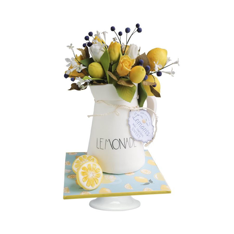 LeMoms, pasteles para el dia de las madres, detalles de limón y flores