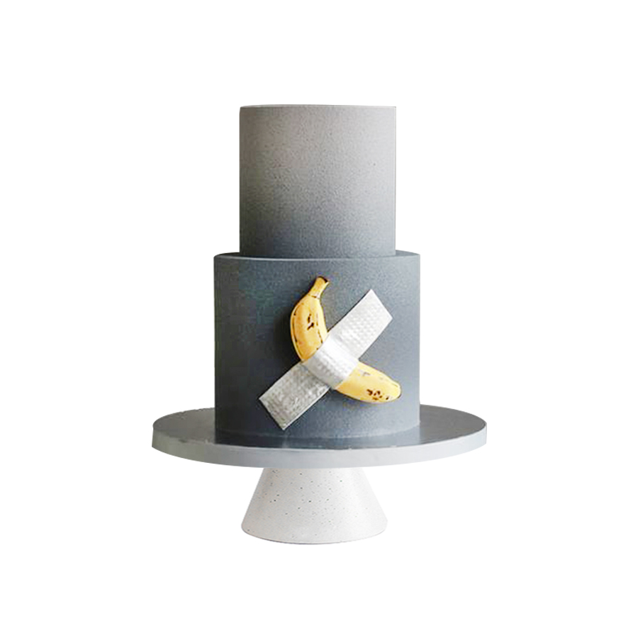 Banana Tape, pastel para cumpleaños con plátano comestible