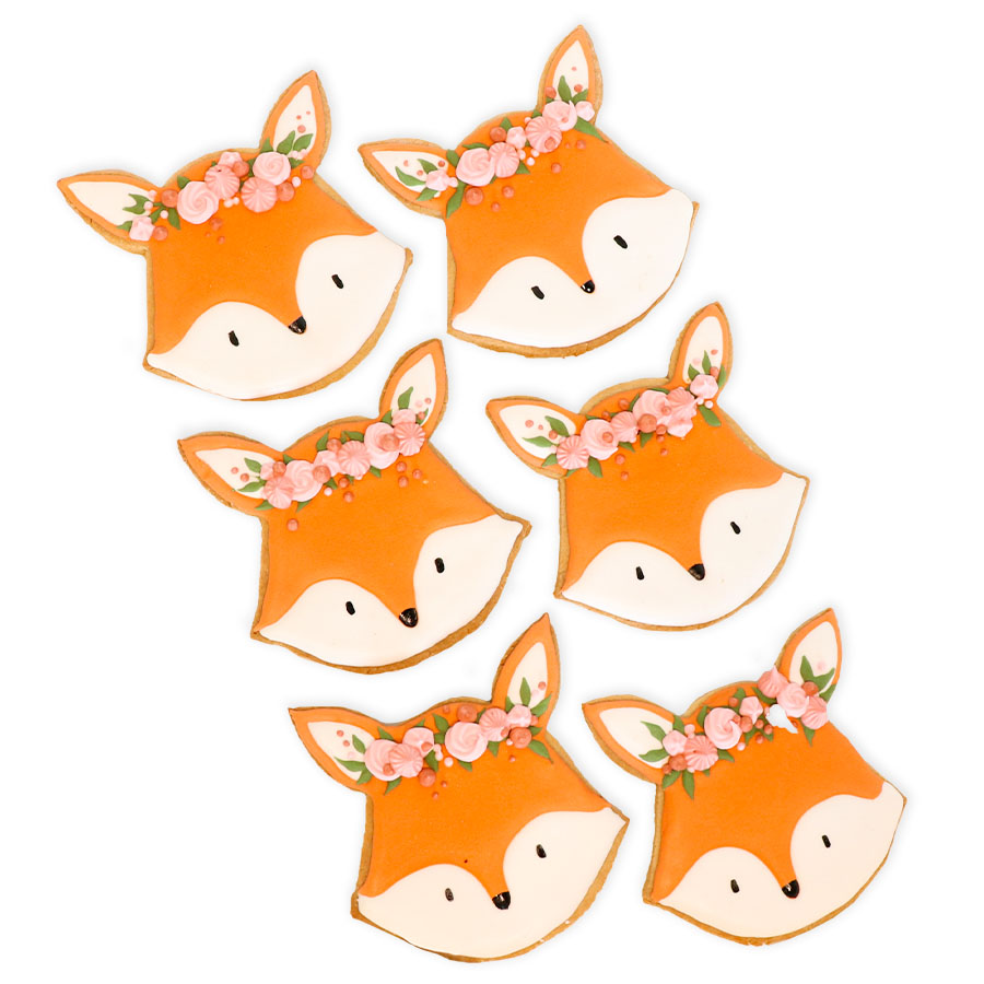 Sweet fox cookies - Galletas en forma de zorrito