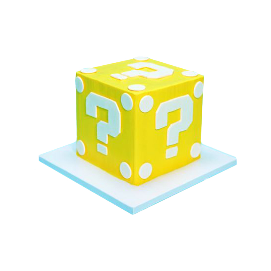 Super Mario Bros Mystery Box, un pastel con decorado increíble