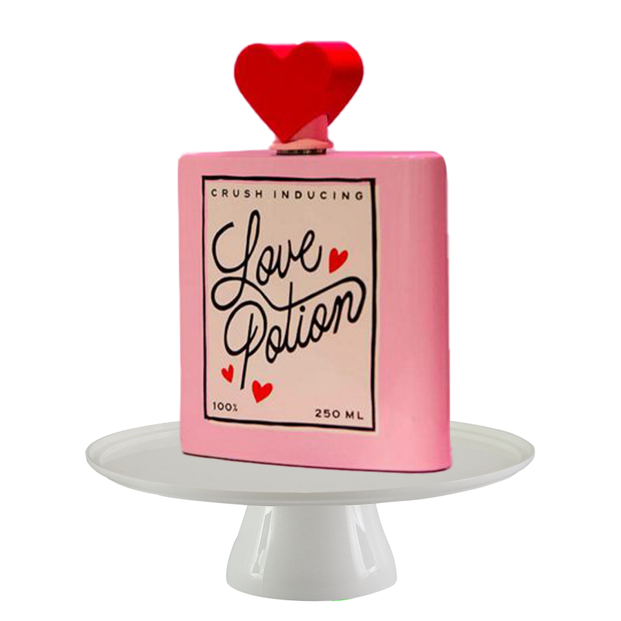 Love Potion Cake, Pastel de poción de amor figura de perfume