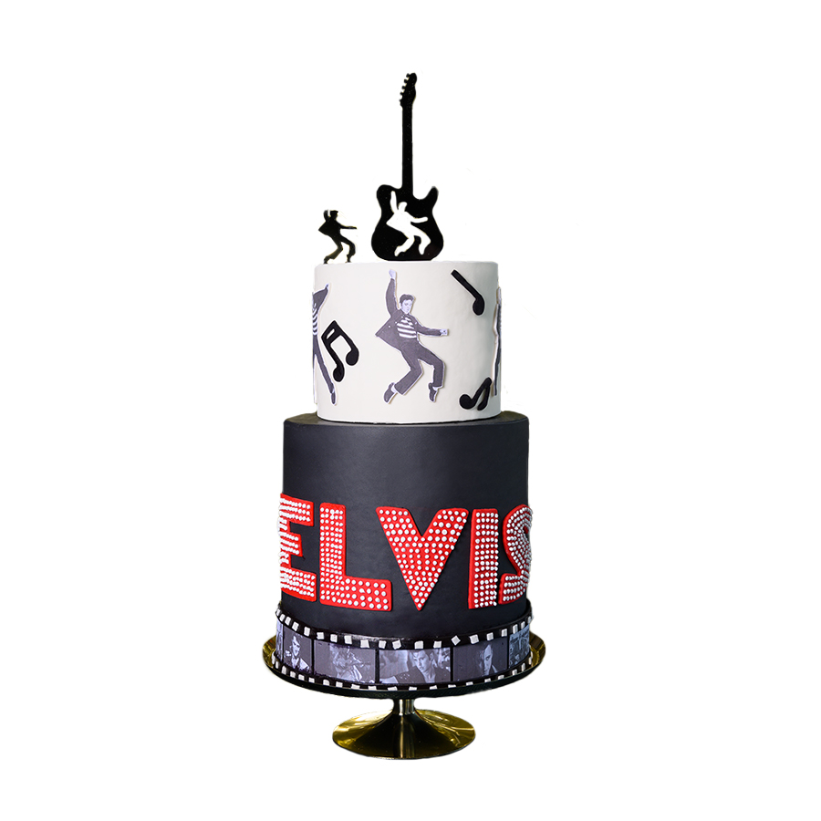Elvis movie cake, pastel de película de Elvis Presley
