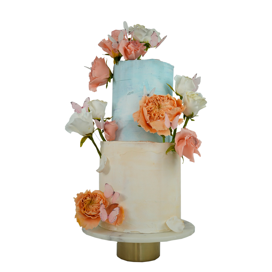 Mother's day flower cake, pastel decorado con flores para el dia de las madres