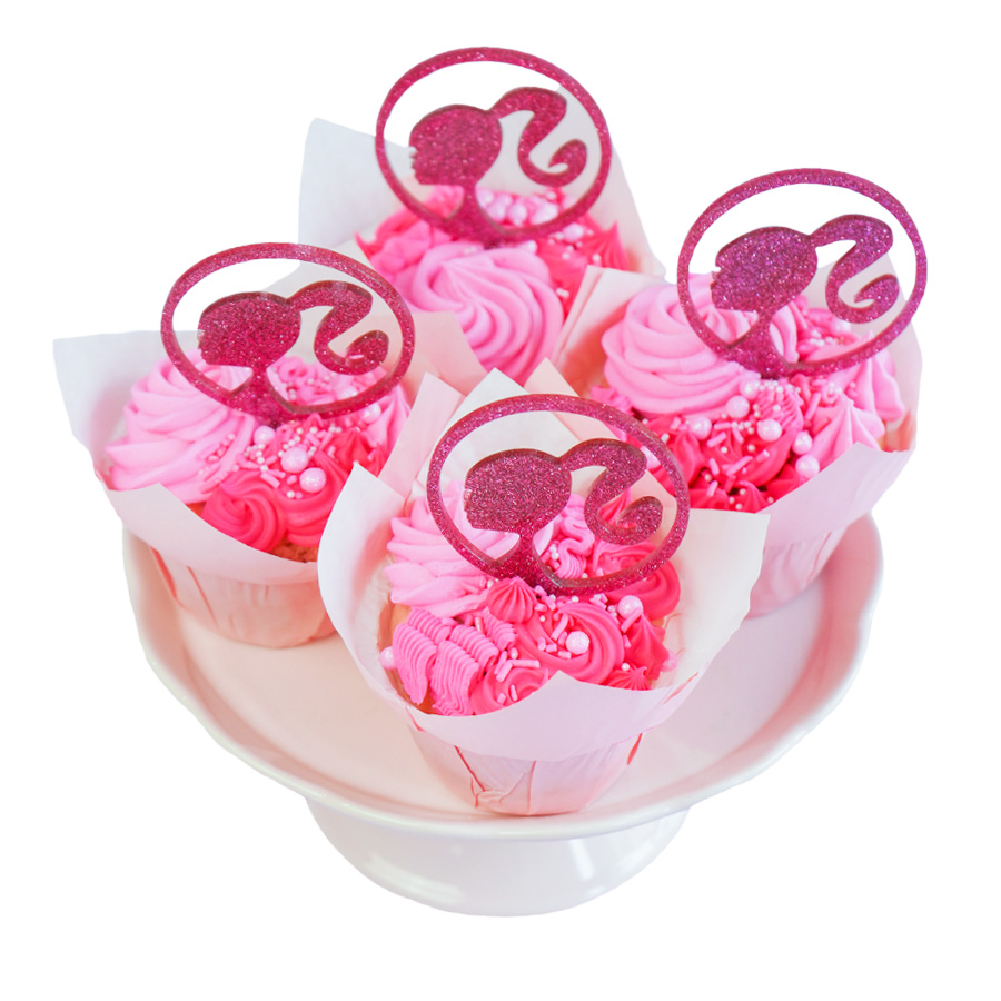Barbie pink cupcake