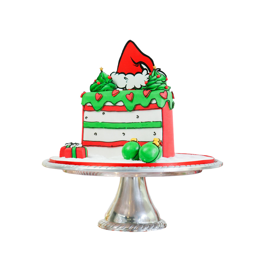 Pastel de Colorido de Navidad - Christmas Cake