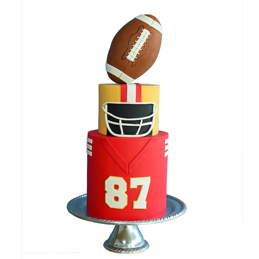 Kansas City Chiefs Cake - Pastel de los Kansas City Chiefs