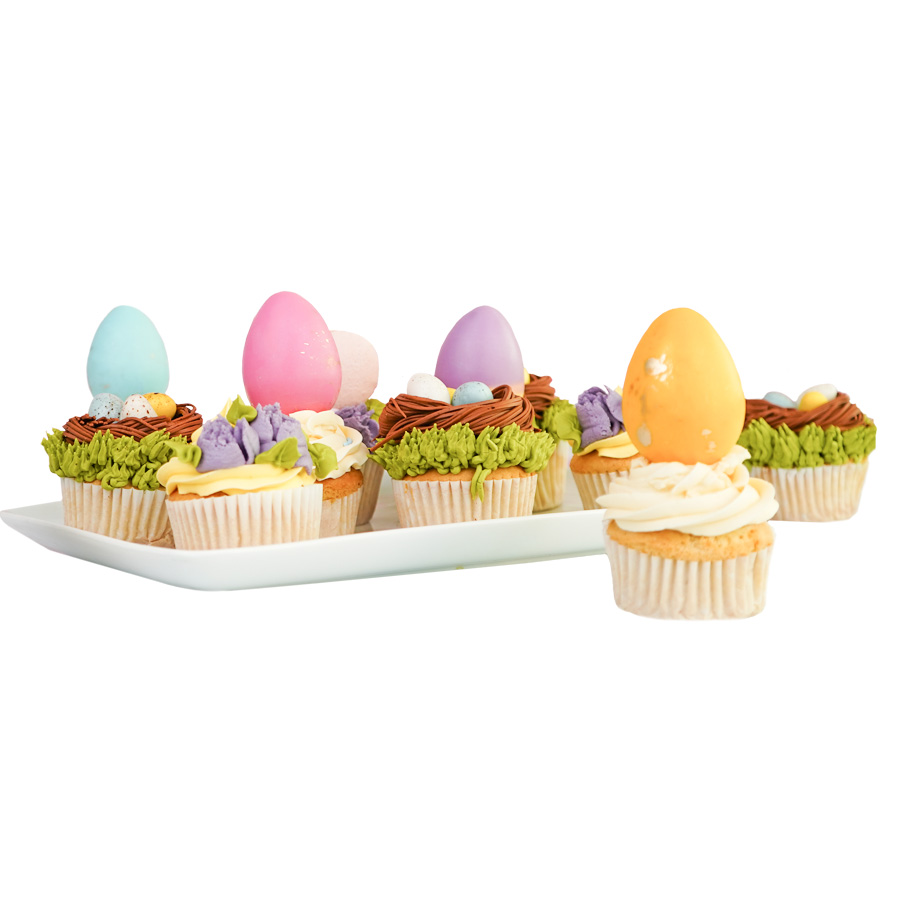 Cupcakes Huevos de Pascua - Easter Eggs Cupcakes