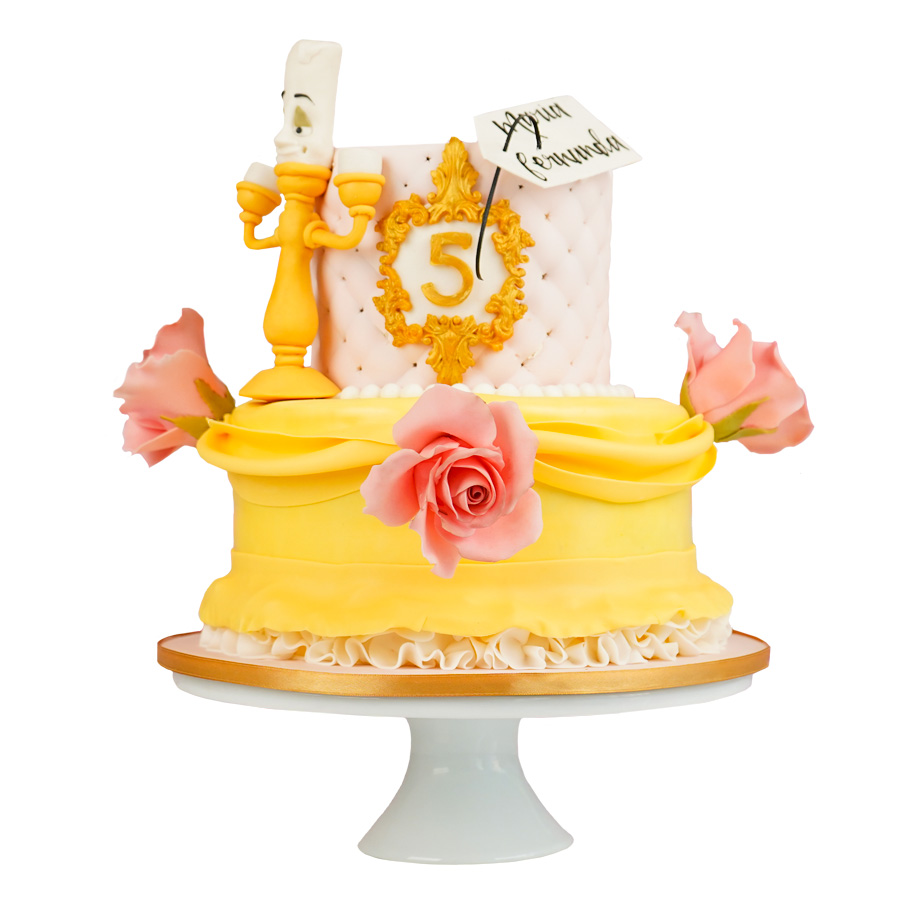 Pastel Lumiere y Rosas– Lumiere and Roses Cake