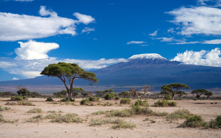 Mount Kilimanjaro Amboseli National Park Kenya East Africa