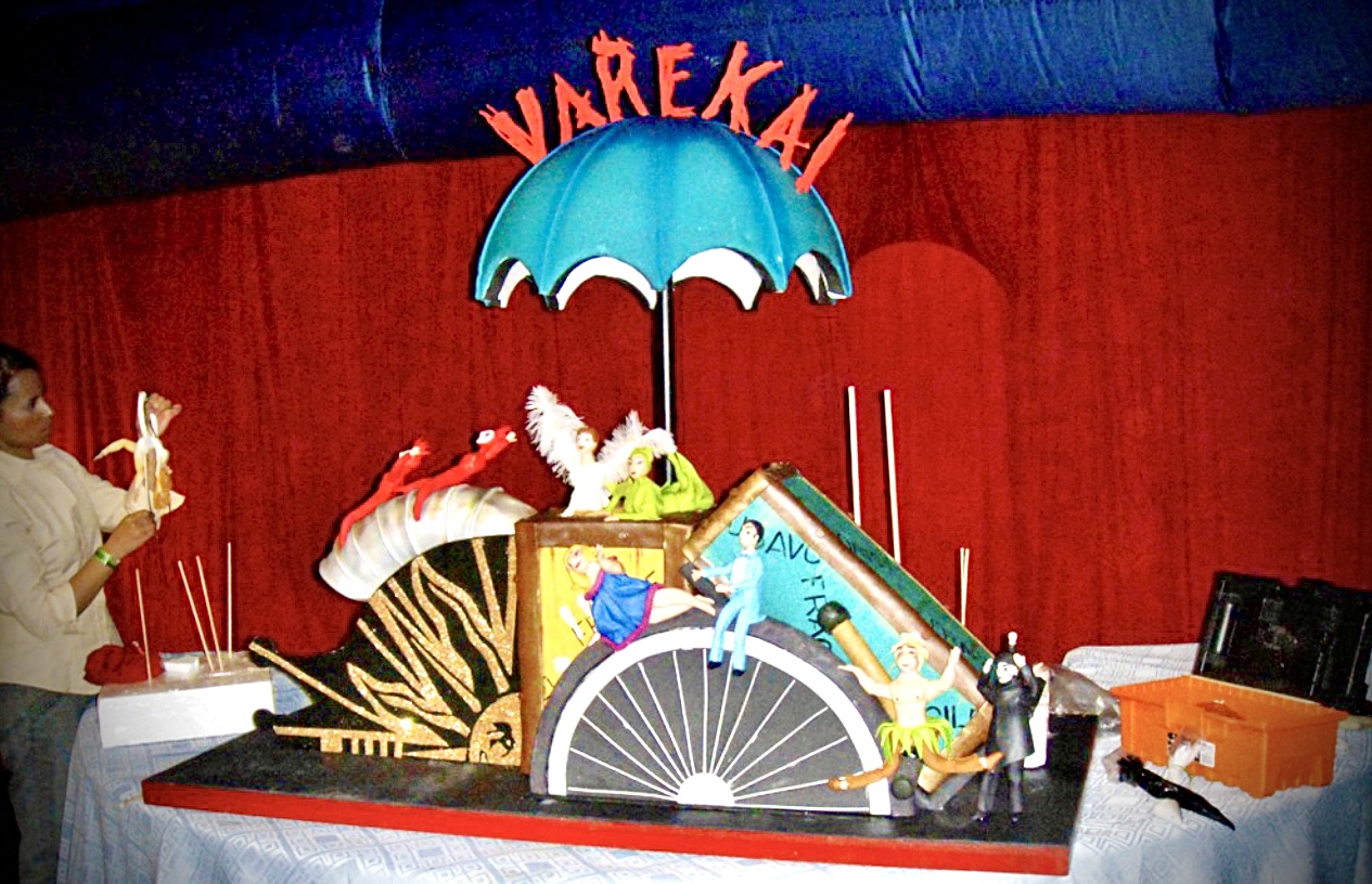 Pastel representativo del cirque du Soleil 