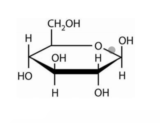 fórmula química de la dextrosa C6H12O6